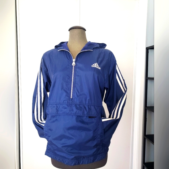 Adidas blue rain jacket. - Picture 3 of 6